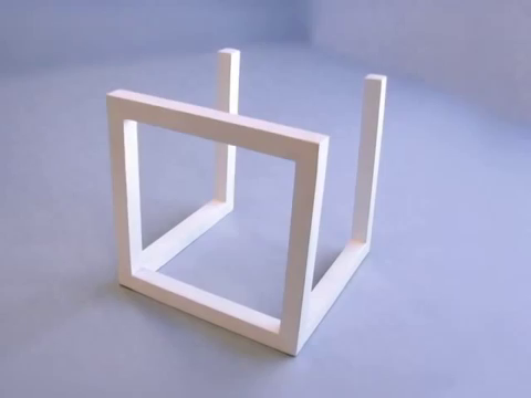 One of the Incomplete Open Cubes of Sol LeWitt (1928–2007)